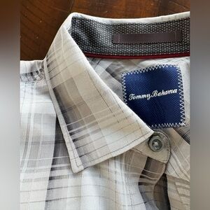Tommy Bahama Gray pattern Men's shirt